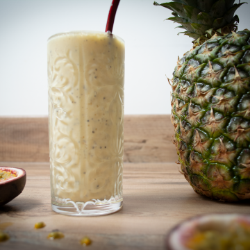 Pineapple and Passionfruit smoothie