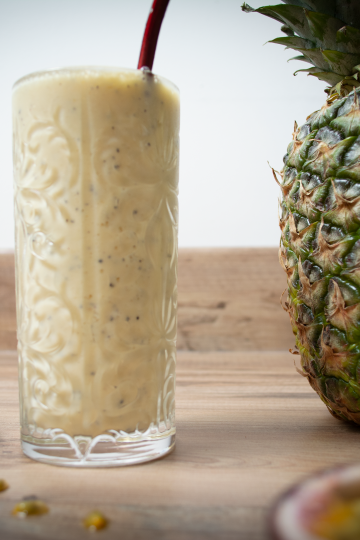 Pineapple and Passionfruit smoothie