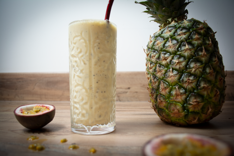 Pineapple and Passionfruit smoothie