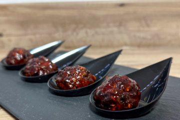 Gochujang bean balls