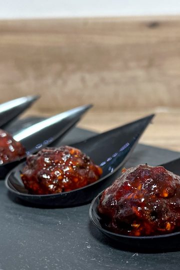 Gochujang bean balls