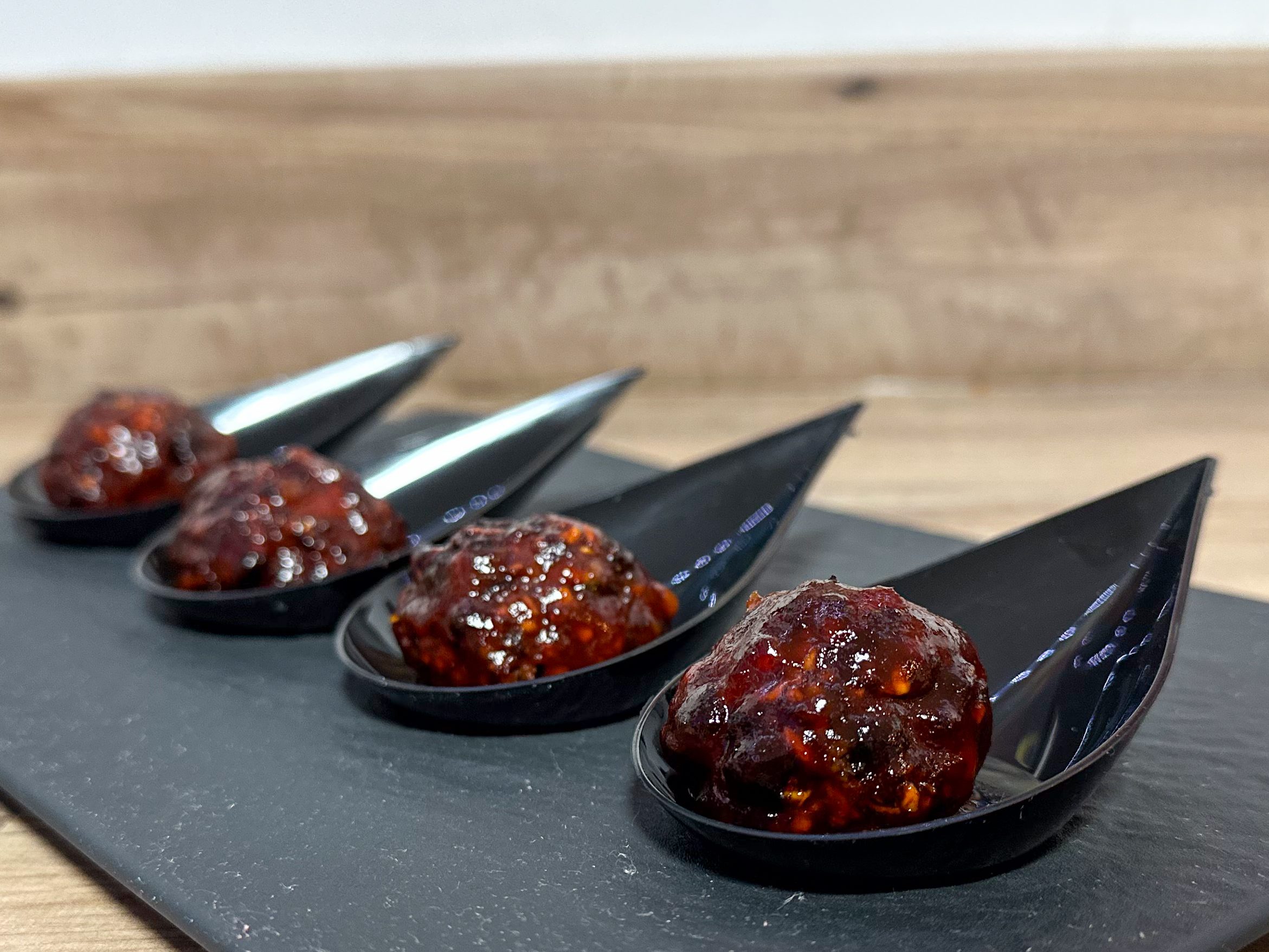 Gochujang bean balls